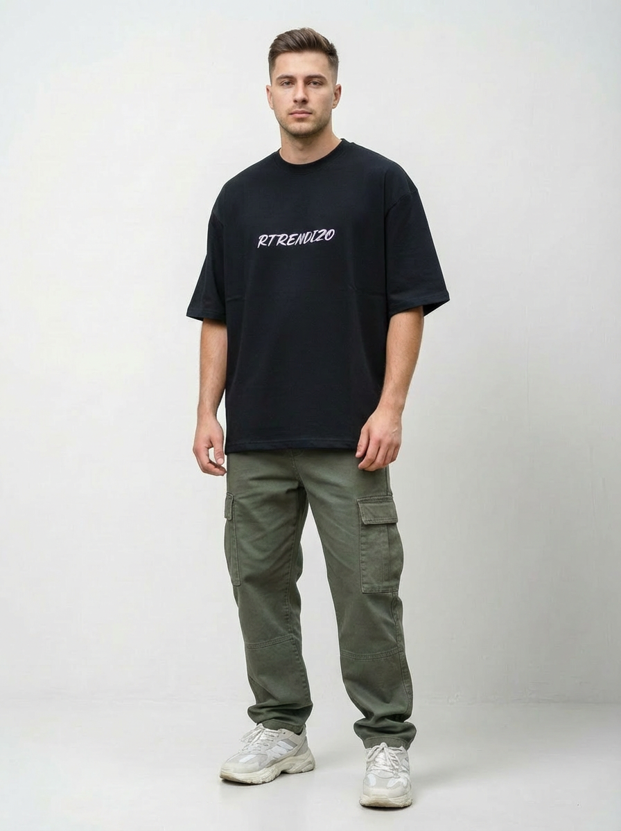 Men’s Oversized TIME Graphic T-Shirt