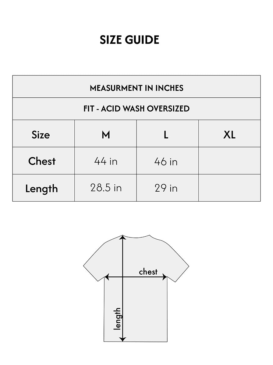 Heavyweight Oversized Acid Wash Cotton T-Shirt
